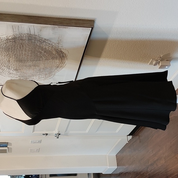 New BR Elegant Black Slip Dress Size 4 - Picture 10 of 16
